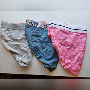 Lane Bryant Cacique cotton hipster panties, three pairs!  Size 14/16